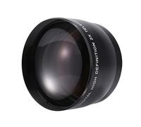 Pyatofly Teleobjetivo profesional de 58 mm 2.0X para lentes 5D/6D/60D/350D/400D/450D/500D/1000D/550D/600D 18-55 mm