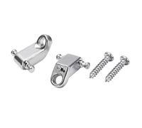 Pyatofly Un de 2 piezas de cadena de rodillo de guitarra eléctrica, cadena de árbol, plata