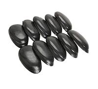 Pyatofy 10 pares Negro Plastico Protector escudo cubierta de oreja colorido de tinte de peluqueria