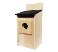 Pyatofy Caja de Cría de de Pájaros Incubadora de Madera Vivienda de Madera Casa de Madera Cálida para Exteriores Caja de Madera