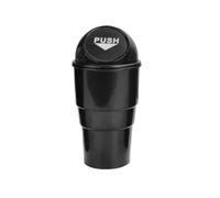 PYBYCEGNZK Basurero para Coche 1 Uds. Para Cubo De Basura Coche Estuche Protector Para Polvo Automático Caja Para Estilismo Contenedor de Basura para Coches(Black)