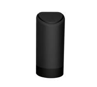 PYBYCEGNZK Basurero para Coche Auto Cubo De Basura Para Coche Estuche Protector Silicona Organizador Accesorios Para Cajas Almacenamiento Contenedor de Basura para Coches(Black)