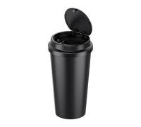 PYBYCEGNZK Basurero para Coche Cubo Basura Coche Con Tapa Para Mini Vehículo Portavasos A Prueba Fugas Y Puerta Lateral Para Almacenamiento Interior Contenedor de Basura para Coches(No garbage bags)