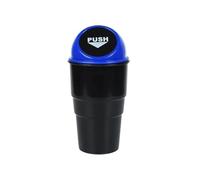 PYBYCEGNZK Basurero para Coche Cubo De Basura Para Coche Estuche Protector Para Polvo Caja Estilo Amarillo Rojo Azul Negro Y Gris Contenedor de Basura para Coches(Blue.)