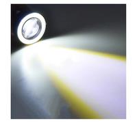 PYBYCEGNZK Kit halo para faross 2 Faros Led COB Coche DC 12V Ojos Ángel Luz Antiniebla, Faro Brillante Resistente Al Agua Lámpara Señal Giro Diurna DRL Faros Angel Eyes para coche