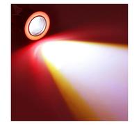 PYBYCEGNZK Kit halo para faross 2 Faros Led COB Coche DC 12V Ojos Ángel Luz Antiniebla, Faro Brillante Resistente Al Agua Lámpara Señal Giro Diurna DRL Faros Angel Eyes para coche