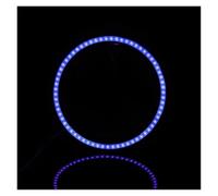 PYBYCEGNZK Kit halo para faross Anillo Led Halo Coche Ojos Ángel Motocicleta Automotriz Luz Circular DRL Faro Circulación Diurna 60mm 70mm 80mm 2 Uds Faros Angel Eyes para coche