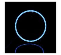 PYBYCEGNZK Kit halo para faross Anillo Led Halo Coche Ojos Ángel Motocicleta Automotriz Luz Circular DRL Faro Circulación Diurna 60mm 70mm 80mm 2 Uds Faros Angel Eyes para coche