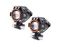 PYBYCEGNZK Kit halo para faross Faro LED Ojo Ángel Para Motocicleta Lámpara Conducción Auxiliar Para Mini Luz Antiniebla Foco Delantero Para ATV Scooter Faros Angel Eyes para coche