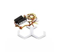 PYBYCEGNZK Kit halo para faross RGB APP Control Hexágono Ojos Ángel Anillos Halo Retroadaptación Faro Coche Motocicleta Blanco DRL + Luz Señal Giro Ámbar Faros Angel Eyes para coche