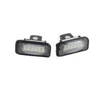PYBYCEGNZK Luz De Placa Matrícula Para Benz Clase C W203 4 Puertas 2001-2007 R230 W209 C209 A209 SL CLK LED Lámpara Con Forma De Número Licencia Coche 2 Uds Luz Placa