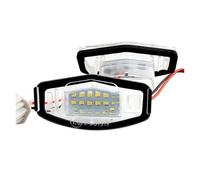 PYBYCEGNZK Luz De Placa Matrícula Para Civic 01-15 Para Accord 4D 03-17 Montaje De Luz LED Matrícula Automática 12 V Accesorios Coche(2PCS)