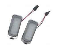 PYBYCEGNZK Luz De Placa Matrícula Para Ford S-MAX C-MAX Para Focus MK2 Para Fiesta Para Mondeo Luz LED Para Matrícula De Coche Lámpara Canbus Sin Error