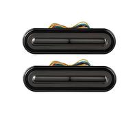 PYBYCEGNZK Luz Trasera Moto Para Todo Tipo De Clima DC10-80V Motocicleta 60 Luces Traseras LED Con Indicador Freno Giro Lámpara Señal Trasera Estroboscópica Falsa Parada Roja Impermeable(2PCS)