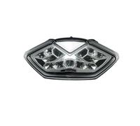 PYBYCEGNZK Luz Trasera Moto Para Todo Tipo De Clima Para Ninja 1000 Para Versys Para 650 2011 2012 2013 2014 Señales De Giro Freno Trasero Luz Trasera Parada LED Integrada Impermeable(Clear)
