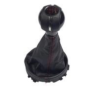 PYBYCEGNZK Para Mini Para Cooper F55 F56 F54 F60 5 6 Velocidades Perilla De Cambio Marchas Manual Palanca Stick Pen Gaitor Boot Palanca Velocidad Coche(6 Speed-Red)