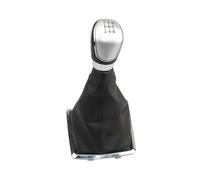 PYBYCEGNZK Para Para Focus 2 MK2 2005-2012 5 6 Perilla De Cambio Velocidad Palanca Balonmano Polaina Bota Palanca Velocidad Coche(Silver 5-speed)