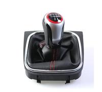 PYBYCEGNZK Para VW Para Golf 5 Para Jetta MK5 2004-2009 MT 6 Perilla De Cambio Velocidad Polaina Cubierta Arranque Collar Palanca Velocidad Coche(5 Speed)
