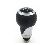PYBYCEGNZK Para VW Para Golf 6 MK5 MK6 Para Jetta 2005-2014 Perilla De Caja Cambios 5 Velocidades Palanca Velocidad Coche(R123456 Silver Knob)