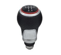 PYBYCEGNZK Para VW Para Golf 6 MK5 MK6 Para Jetta 2005-2014 Perilla De Caja Cambios 5 Velocidades Palanca Velocidad Coche(R12345 Red Knob)