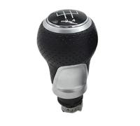 PYBYCEGNZK Para VW Para Golf 6 MK5 MK6 Para Jetta 2005-2014 Perilla De Caja Cambios 5 Velocidades Palanca Velocidad Coche(R12345 Silver Knob)