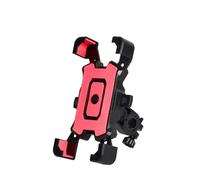 PYBYCEGNZK Porta Teléfono Bicicleta Soporte De Teléfono para Bicicleta Giratorio 360° Antideslizante para Motocicleta Soporte Móvil Moto(Red for Bicycle)
