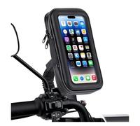 PYBYCEGNZK Porta Teléfono Bicicleta Soporte Impermeable para Teléfono De Bicicleta Funda para Manillar Motocicleta O Soporte Móvil Moto(L-15.0x8.5x2.5cm)