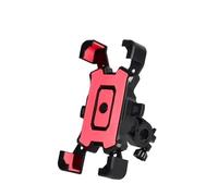 PYBYCEGNZK Porta Teléfono Bicicleta Soporte para Teléfono Bicicleta Motocicleta Vehículo Eléctrico Navegación para Móvil para Manillar A Prueba Golpes Soporte Móvil Moto(Red for Bicycle)