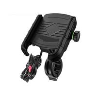 PYBYCEGNZK Porta Teléfono Bicicleta Soporte para Teléfono Motocicleta Cargador USB Rápido Carga Inalámbrica Rápida para Espejo para Manillar Celular Soporte Móvil Moto(M8 USB Charger)