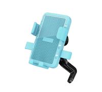 PYBYCEGNZK Porta Teléfono Bicicleta Soporte para Teléfono Móvil Motocicleta Paraguas Parasol Impermeable Soporte para Espejo Retrovisor para Vehículo Eléctrico Exterior Soporte Móvil Moto(Blue)