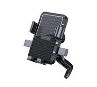 PYBYCEGNZK Porta Teléfono Bicicleta Soporte para Teléfono Móvil Motocicleta Paraguas Parasol Impermeable Soporte para Espejo Retrovisor para Vehículo Eléctrico Exterior Soporte Móvil Moto(Black)