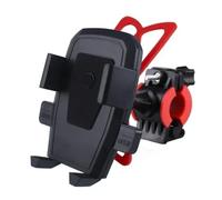 PYBYCEGNZK Porta Teléfono Bicicleta Soporte Transmisión En Vivo para Teléfono Móvil Bicicleta Montaña Navegación Motocicletas Y Bicicletas Eléctricas Suministros Montar Soporte Móvil Moto(Black)