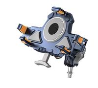 PYBYCEGNZK Porta Teléfono Bicicleta Soporte Universal para Teléfono De Motocicleta Aleación con Amortiguación 360° para Navegación Y Antivibración Soporte Móvil Moto(UBA-M10)