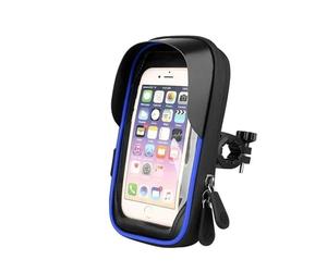 PYBYCEGNZK Porta Teléfono Bicicleta Soporte Universal para Teléfono Móvil Resistente Al Agua con Rotación 360° Bicicleta Y Motocicleta Fácil Usar Soporte Móvil Moto(Bicycle Blue)