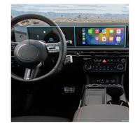 PYBYCEGNZK Protector De Pantalla HD Auto Para Hyundai Para Tucson 2024 2025 Película Protectora De Pantalla De Vidrio Templado Para Tablero De Instrumentos De Coche De 12.3 Pulgadas