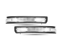 PYBYCEGNZK Retrovisor Luces De Giro Intermitente Para Benz W169 Clase A-A160 A170 A180 A200 05.2008-06.2012 LED Ámbar Espejo Retrovisor Lateral Coche Indicador Espejo(2PCS Left Right)