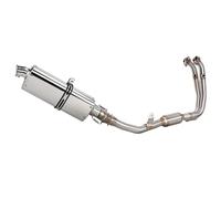 PYBYCEGNZK Tubo Silenciadores para CFMOTO 450MT ADV 450 MT Silenciador Sistema Completo Acero Inoxidable M13-GP9 con Colector Central Delantero DB Killer Escape Motocicleta