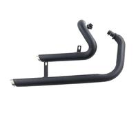 PYBYCEGNZK Tubo Silenciadores para Virago XV125 XV250 V-Star Dragstar XV 125 250 Sistema De Silenciadores De Acero Inoxidable Escape Motocicleta(Black)