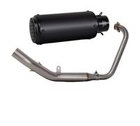 PYBYCEGNZK Tubo Silenciadores para Zontes ZT125 ZT 125 U1 G1 Z1 Z2 2021-2025 Silenciador S1 De Conexión De Colector De Acero Inoxidable Escape Motocicleta(B)