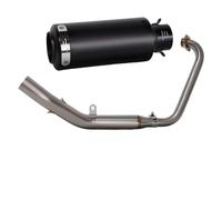 PYBYCEGNZK Tubo Silenciadores para Zontes ZT125 ZT 125 U1 G1 Z1 Z2 2021-2025 Silenciador S1 De Conexión De Colector De Acero Inoxidable Escape Motocicleta(A)