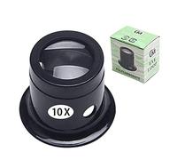PYDNQMB Watchmaker Lupa de cristal 3X/10X/15X/20X para joyería, reparación de relojes, coleccionables, aficionados