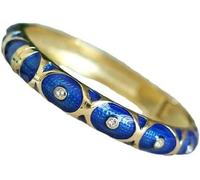 PYENHDI Pulsera Cloisonné, Brazaletes clásicos únicos de color circular con esmalte Cloisonne for mujer, artesanía tradicional