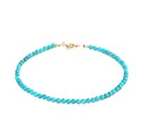 PYENHDI Pulsera Feng Shui, 2 piezas de cristal turquesa Feng Shui for mujer, piedra talismán con cuentas pequeñas