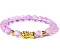 PYENHDI Pulsera Feng Shui, Pulseras Pixiu de cuentas obsidiana natural for mujer y hombre. Joyería unisex for la buena suerte prosperidad