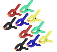 PYEUIFT 10 Piezas Abrazaderas de Resorte, Prensas de Carpintero Con Mordaza MóVil, Clips de Resorte, Abrazaderas Para Pulgar, Abrazadera, Para Bricolaje, CarpinteríA, Estudios FotográFicos