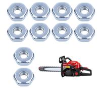 PYEUIFT 10 Piezas Tuercas de Cubierta de Rueda de Cadena para Stihl MS170, MS171, MS180, MS181, MS250, MS251, MS211, MS390, Repuestos de Cubierta de Rueda de Cadena, Tuerca M8