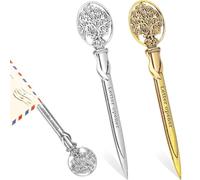 PYEUIFT 2 Piezas Abrecartas De Metal Abrecartas Espada Abrecartas Retro Abrecartas Manual Abrecartas Abrecartas Oficina, Abrecartas Original para Escuela Oficina Hogar