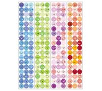 PYEUIFT 216 Piezas Pegatinas de emoción, Recompensa educativa, 1,9 cm, para profesores y niños Recompensa Educativa Profesores Pegatinas De Emociones Para Maestros Diy Agendas Divertidas Recompensa