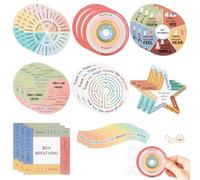 PYEUIFT 8 Piezas Fidget Sticker Juguetes Sensoriales Ansiedad Material Sensorial Fidget Stickers Fidget Sticker Fidget Stickers Antiestres Antiestres Autismo