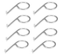 PYEUIFT 8 Piezas Ganchos Extractor Tuercas Coche Acero Para Quitar Tapones De Tornillos Herramienta Práctica Resistente Fácil De Usar En Vehículos